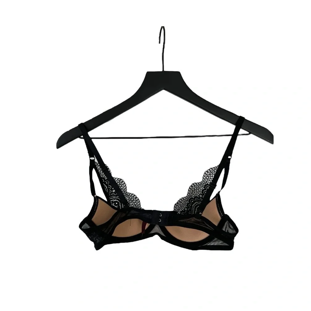 NWT ADORE ME jet black bra size 32 B